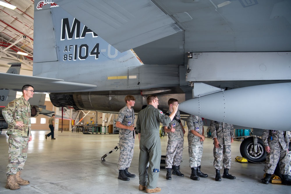 104th Fighter Wing hosts 103rd Composite Squadron Civil Air Patrol for base tour