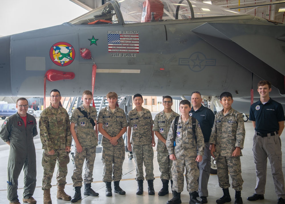 104th Fighter Wing hosts 103rd Composite Squadron Civil Air Patrol for base tour