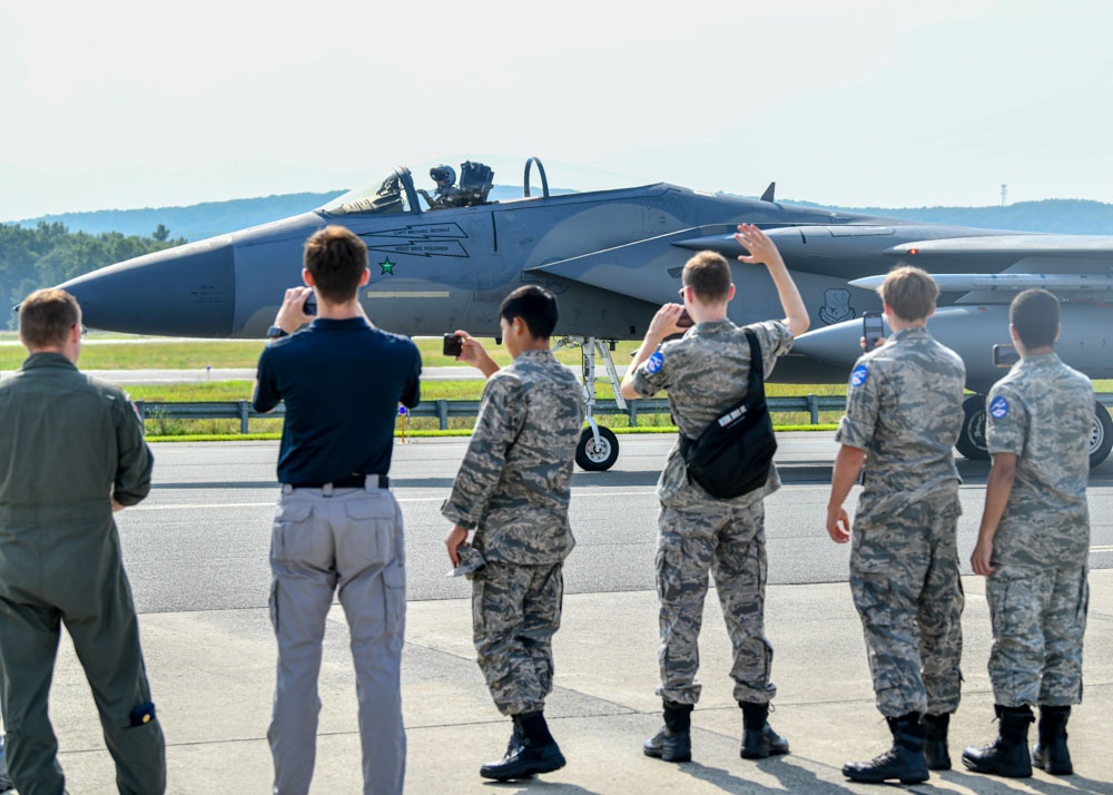 104th Fighter Wing hosts 103rd Composite Squadron Civil Air Patrol for base tour