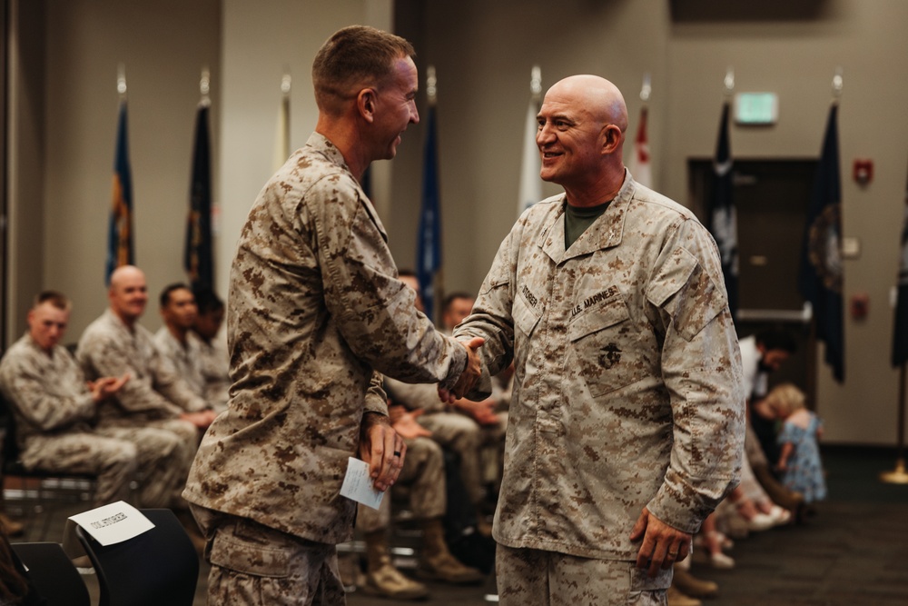 HQBN, MCAGCC conducts change of command ceremony