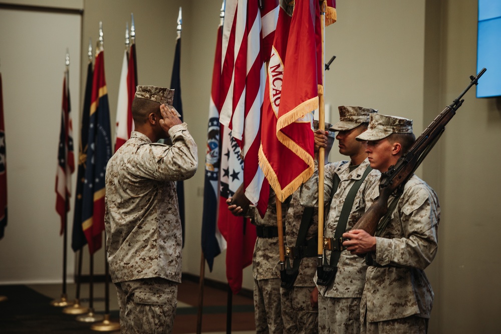 HQBN, MCAGCC conducts change of command ceremony