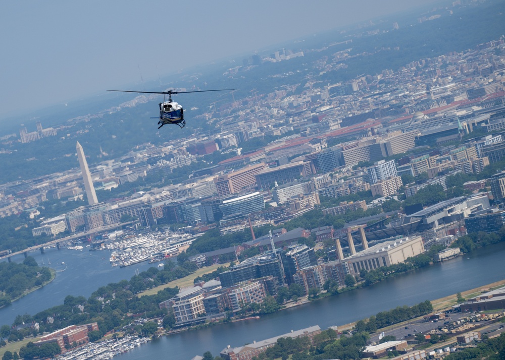 1st Helicopter Squadron soars for Washington Nationals’ Independence Day game