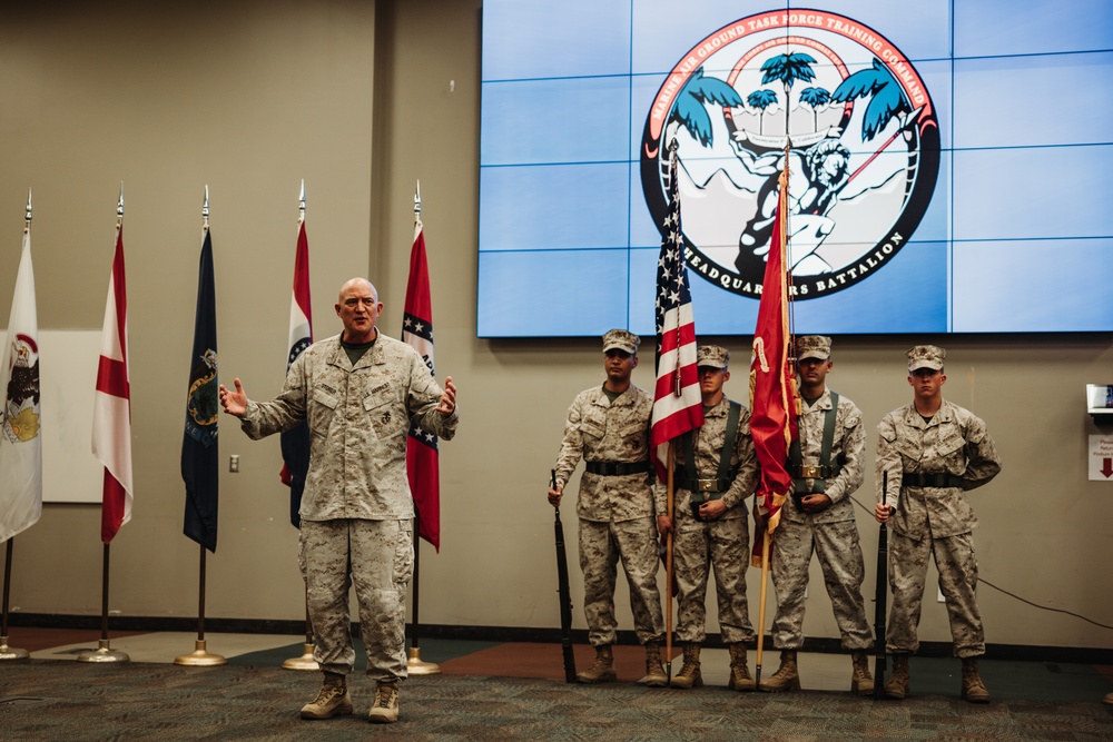 HQBN, MCAGCC conducts change of command ceremony