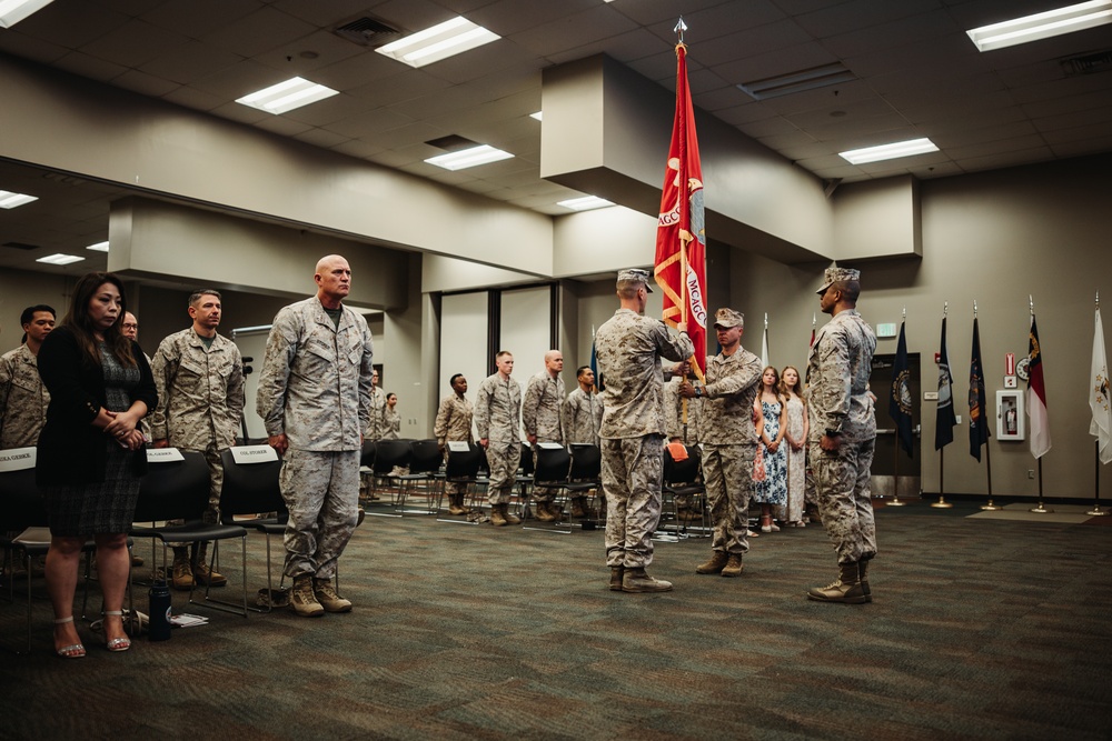 HQBN, MCAGCC conducts change of command ceremony