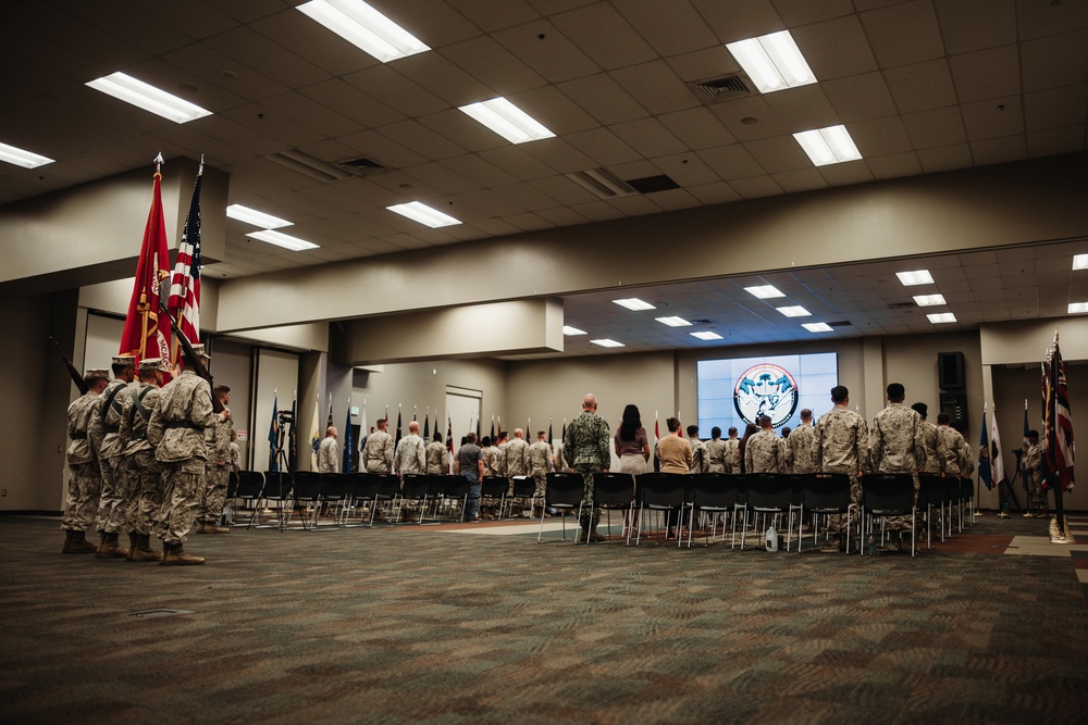 HQBN, MCAGCC conducts change of command ceremony