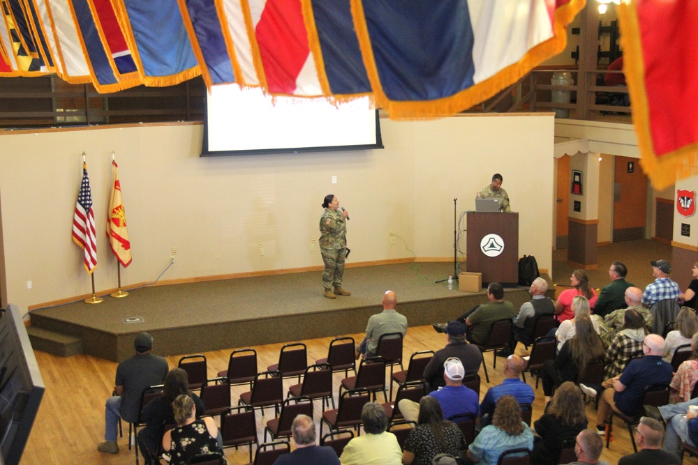 Fort McCoy’s newest garrison commander holds July 2024 town hall with installation workforce