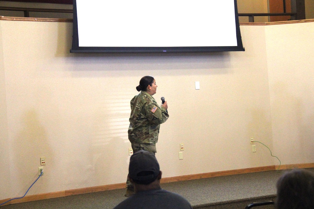 Fort McCoy’s newest garrison commander holds July 2024 town hall with installation workforce