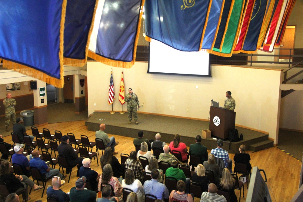 Fort McCoy’s newest garrison commander holds July 2024 town hall with installation workforce