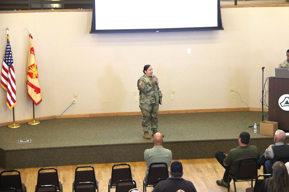 Fort McCoy holds July 2024 town hall meeting with installation workforce