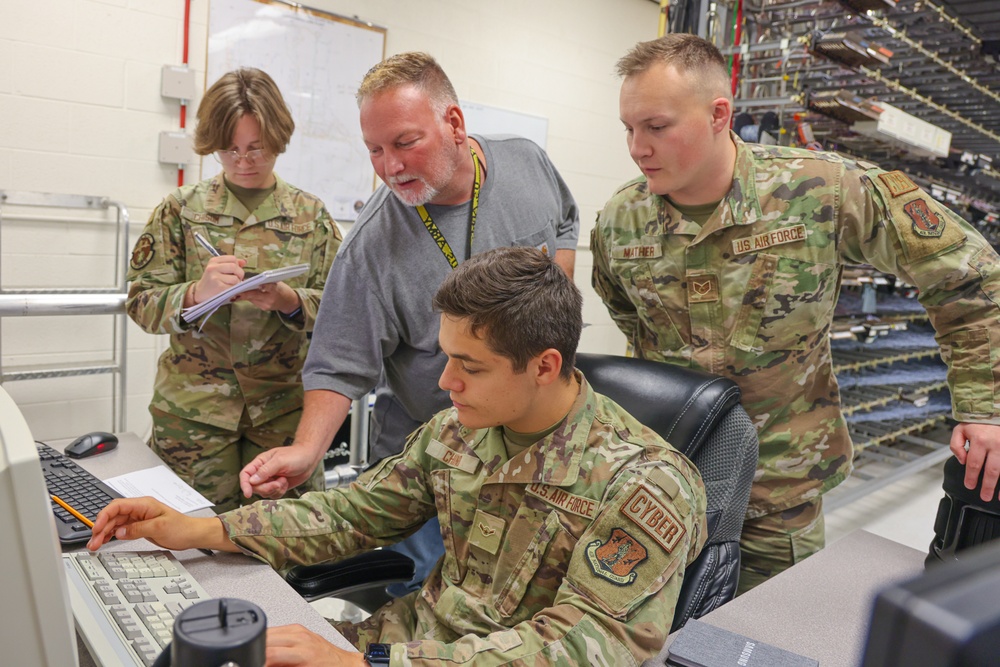 Cyber operators maintain communications