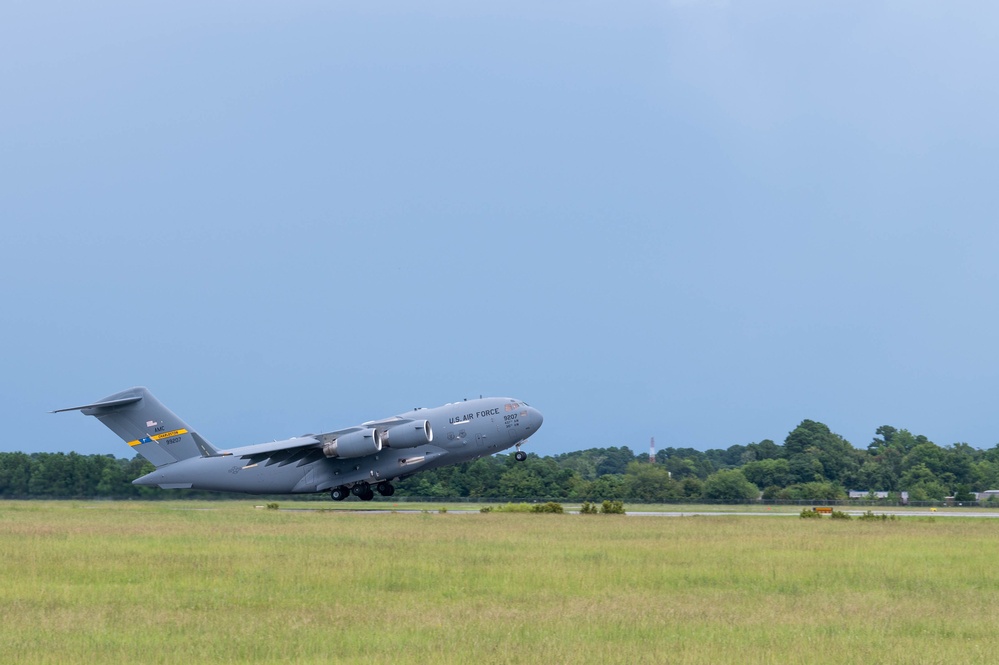 JB Charleston relocates aircraft in preparation for Hurricane Debby