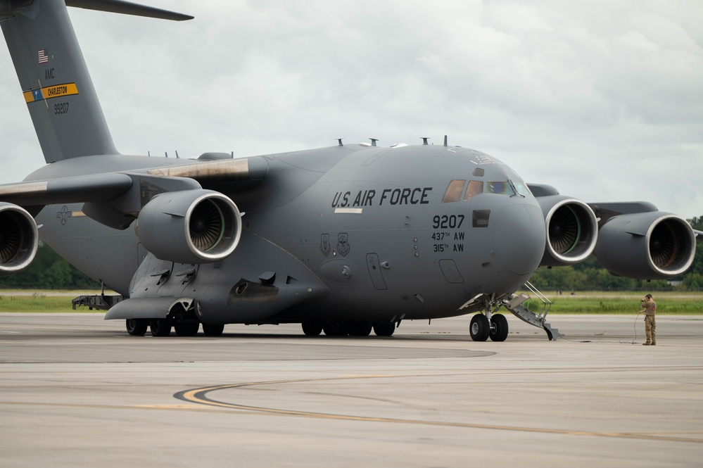 JB Charleston relocates aircraft in preparation for Hurricane Debby