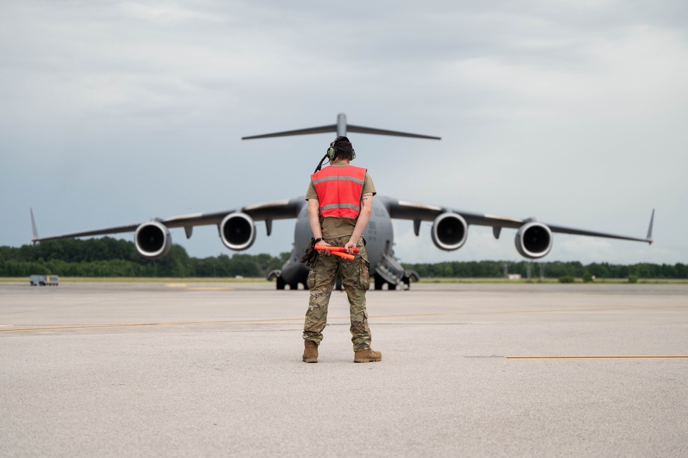 JB Charleston relocates aircraft in preparation for Hurricane Debby