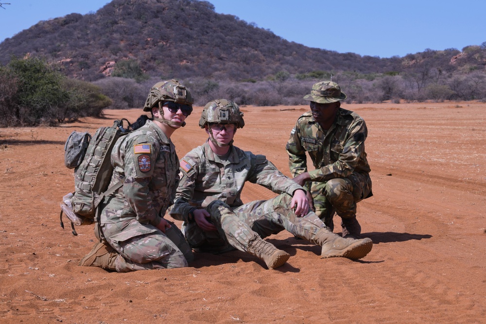 North Carolina National Guard conduct zero range with support from Botswana Defence Force