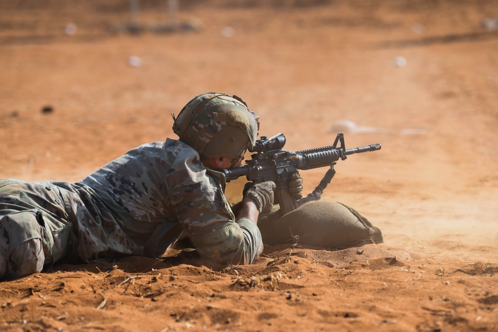 North Carolina National Guard conduct zero range with support from Botswana Defence Force