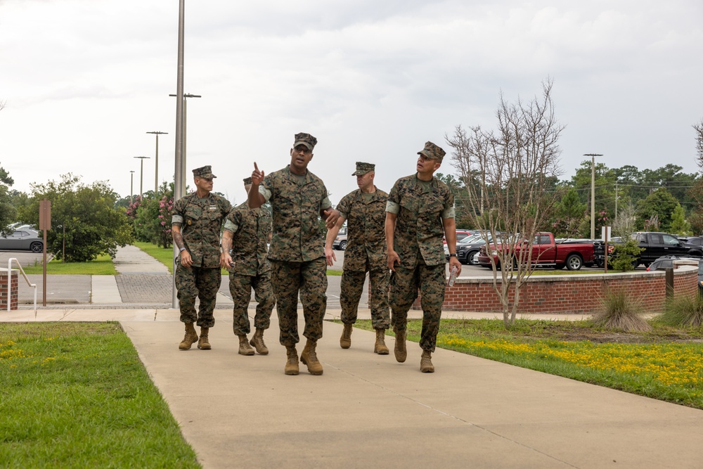 Sergeant Major of the Marine Corps visits SNCOA - Camp Lejeune