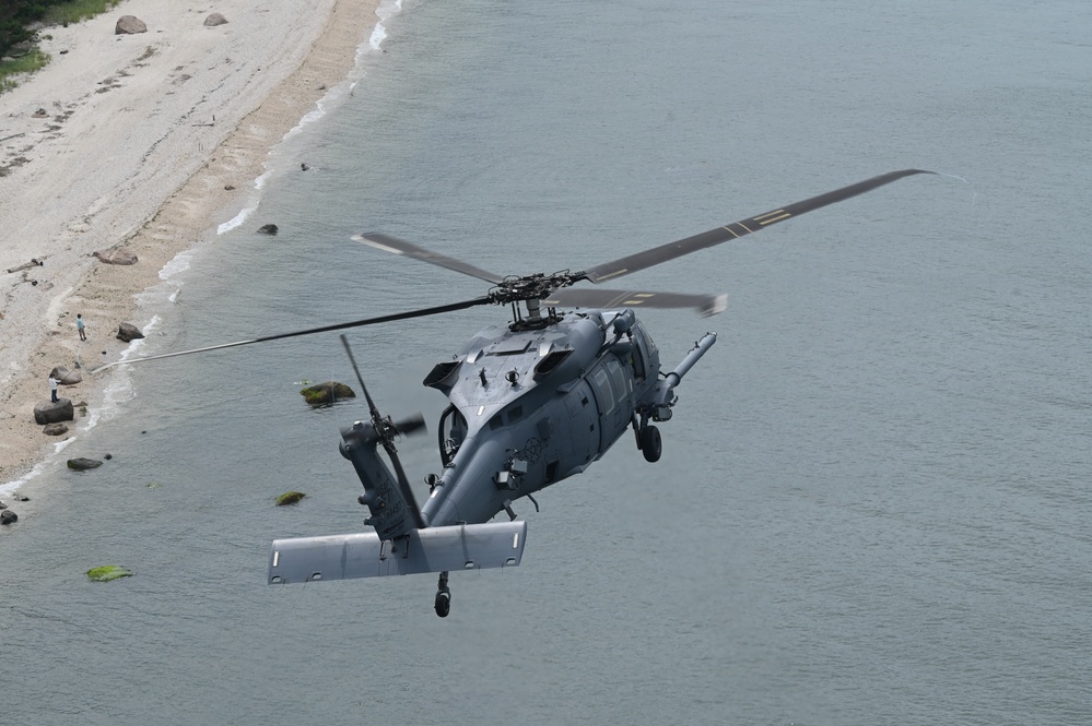 The 106th Rescue Wing’s First HH-60W Jolly Green II Takes Flight