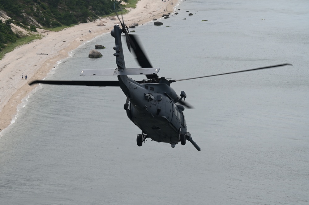 The 106th Rescue Wing’s First HH-60W Jolly Green II Takes Flight