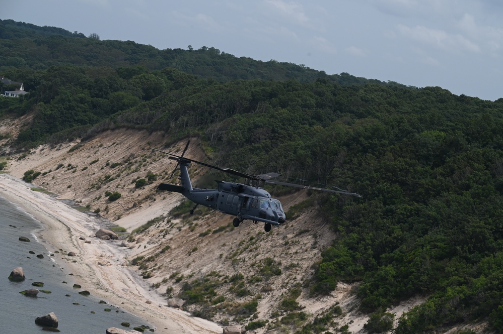 The 106th Rescue Wing’s First HH-60W Jolly Green II Takes Flight