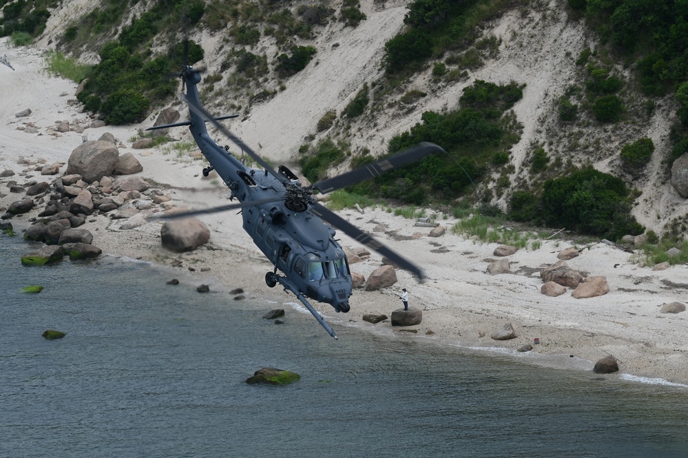 The 106th Rescue Wing’s First HH-60W Jolly Green II Takes Flight