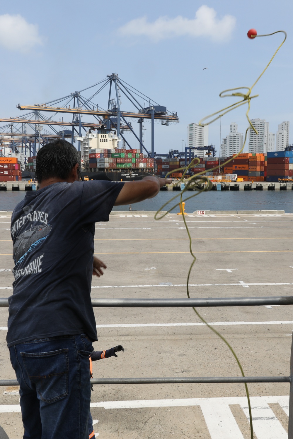 USNS Burlington Arrives In Cartagena