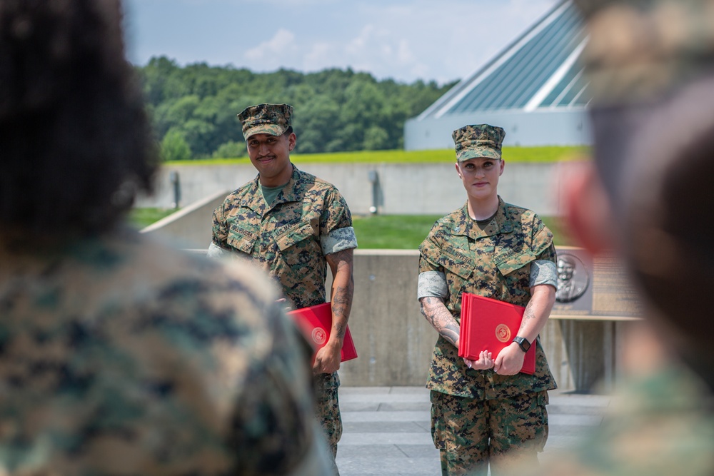 Couple shares unique reenlistment, promotion ceremony