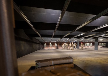 AMC Command Chiefs participate in combat arms training