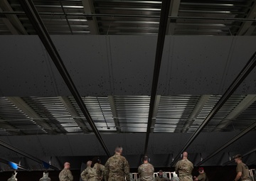 AMC Command Chiefs participate in combat arms training