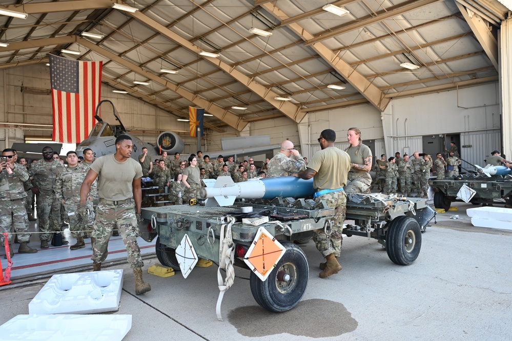 354th, 357th FGS load crew competition