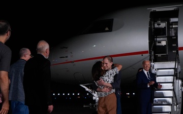 Americans released from Russian custody arrive at Joint Base Andrews