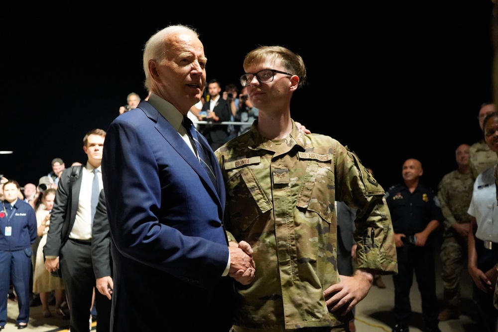 Americans released from Russian custody arrive at Joint Base Andrews