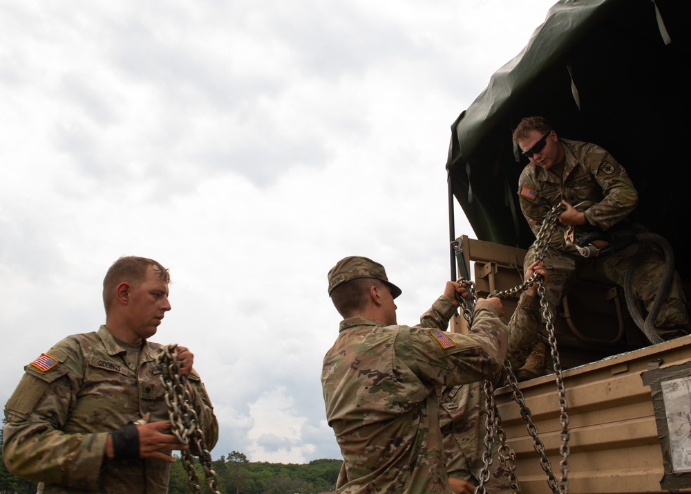 Michigan Army National Guard trains in sling load operations