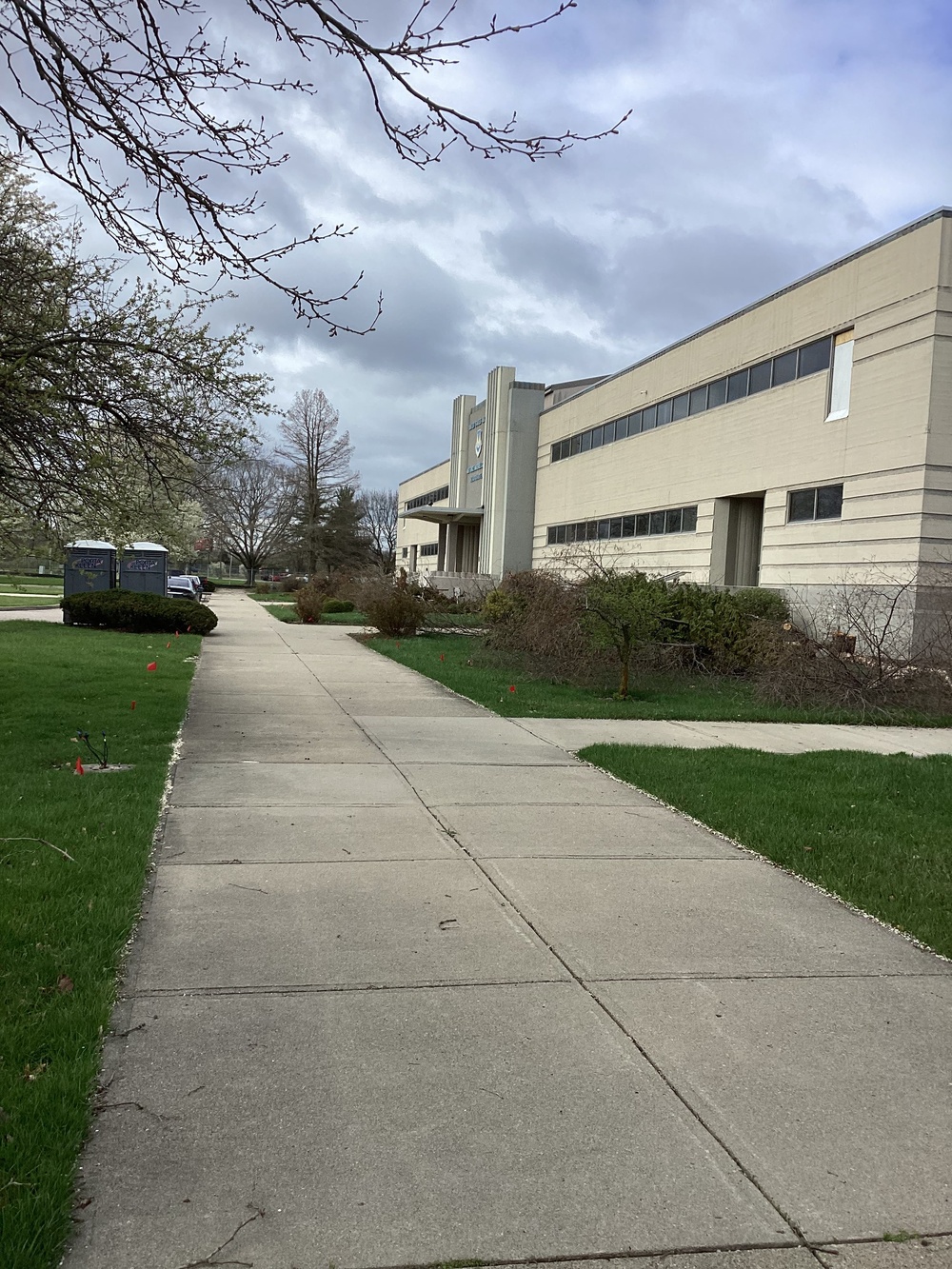 The Air Force Materiel Command headquarters building is undergoing renovation construction for the first time in more than 50 years.