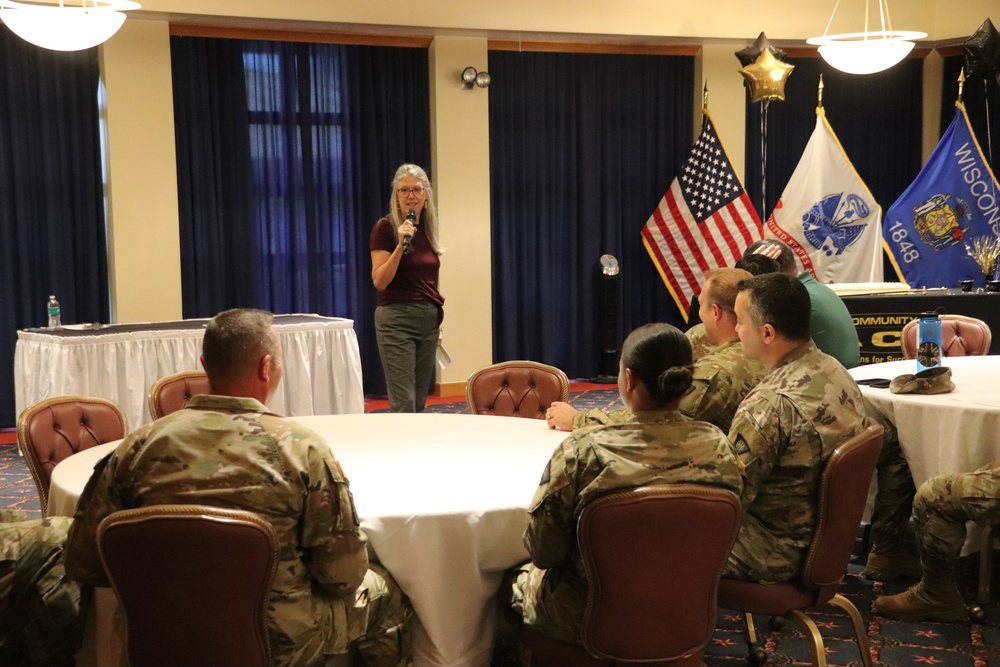 Fort McCoy celebrates Army Community Service’s 59th birthday with humorist, cake-cutting