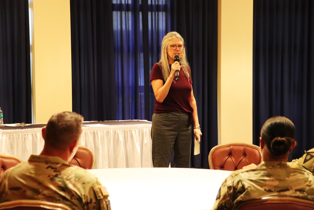 Fort McCoy celebrates Army Community Service’s 59th birthday with humorist, cake-cutting