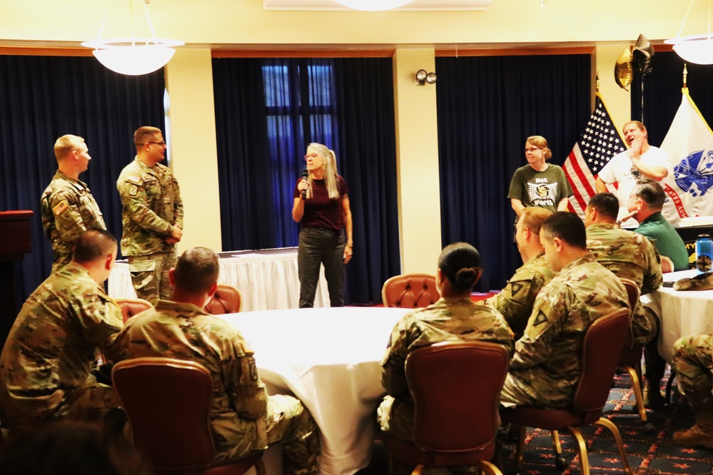 Fort McCoy celebrates Army Community Service’s 59th birthday with humorist, cake-cutting