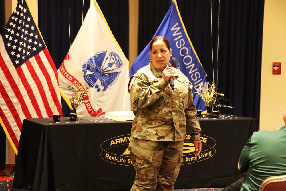 Fort McCoy celebrates Army Community Service’s 59th birthday with humorist, cake-cutting