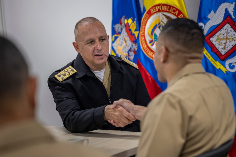 U.S. Marine Corps Forces, South deputy commander visits Colombian Naval Infantry leaders
