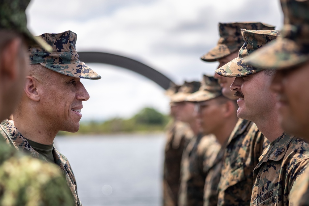 U.S. Marines with Littoral Craft Company Charlie complete the Colombian Fluvial Operations Course