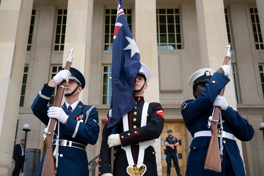SD Hosts Australian Minister for Defense Richard Marles at Pentagon