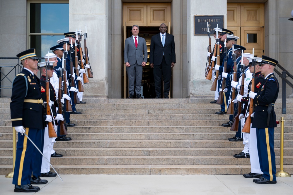 SD Hosts Australian Minister for Defense Richard Marles at Pentagon