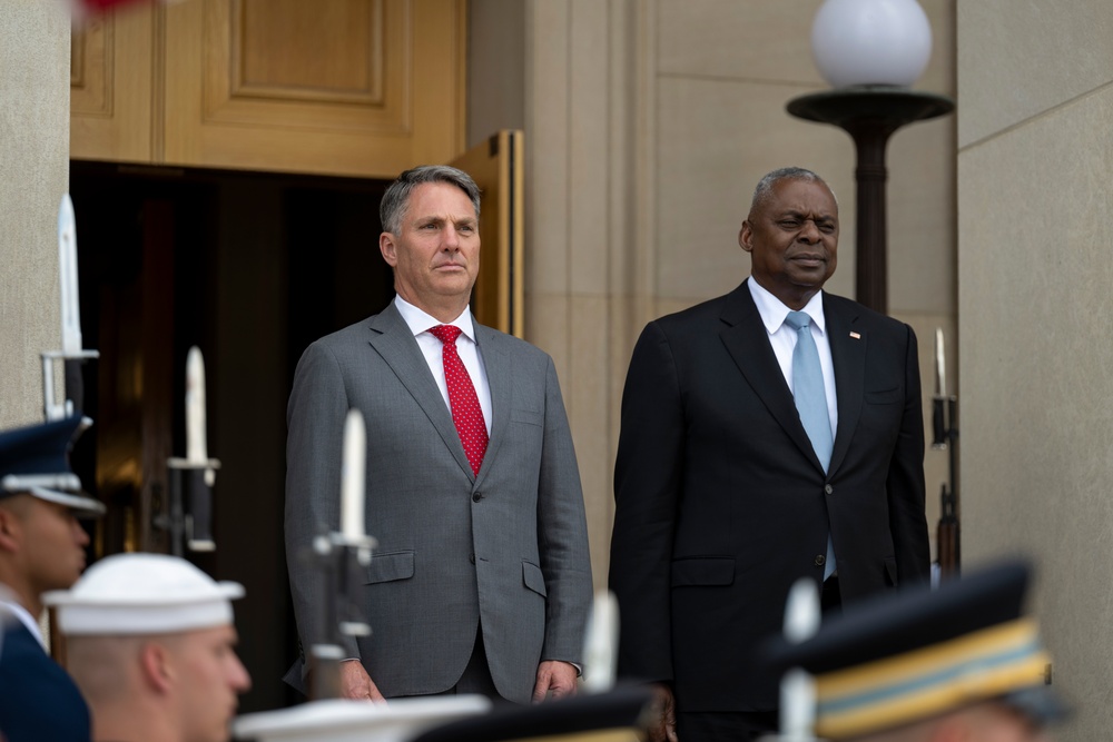 SD Hosts Australian Minister for Defense Richard Marles at Pentagon