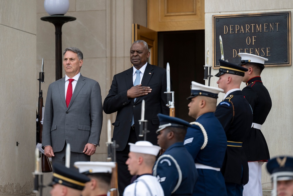 SD Hosts Australian Minister for Defense Richard Marles at Pentagon