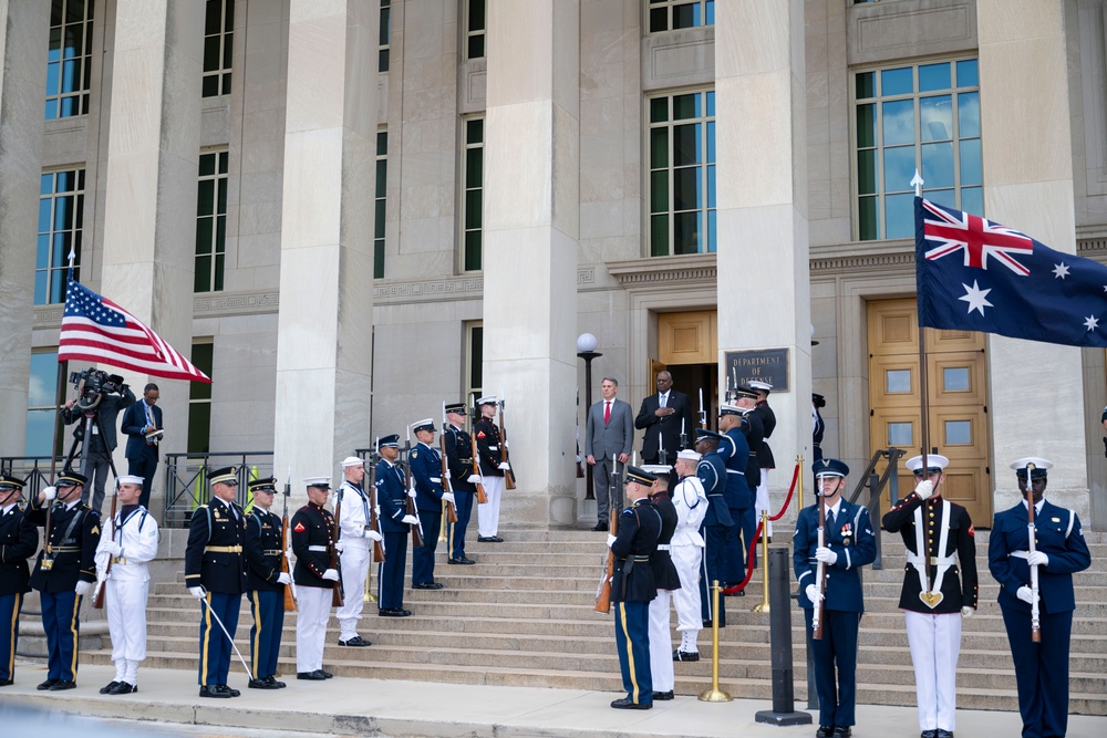 SD Hosts Australian Minister for Defense Richard Marles at Pentagon