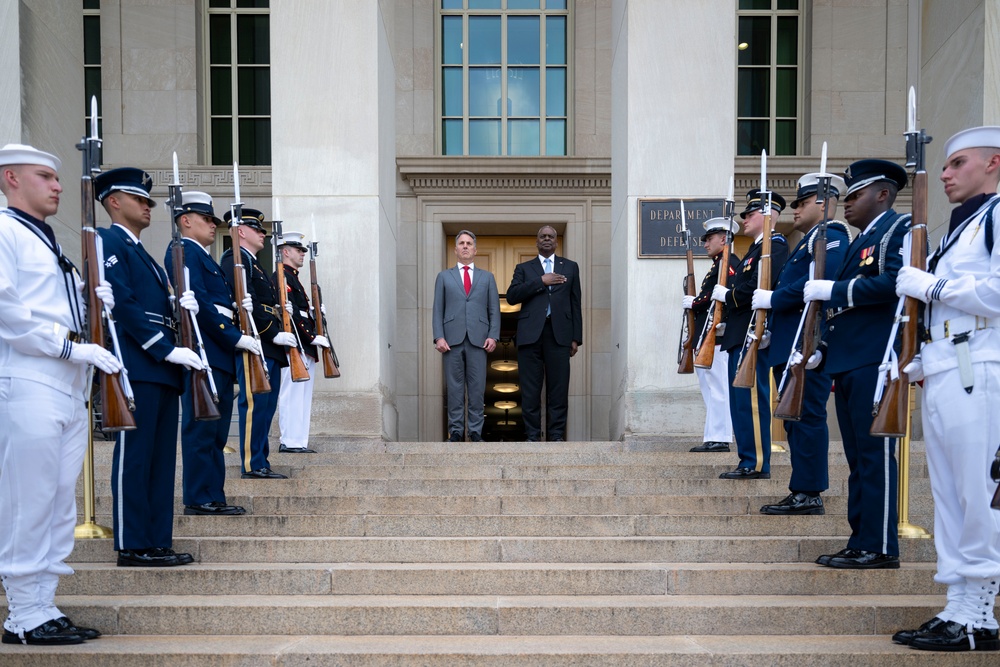 SD Hosts Australian Minister for Defense Richard Marles at Pentagon