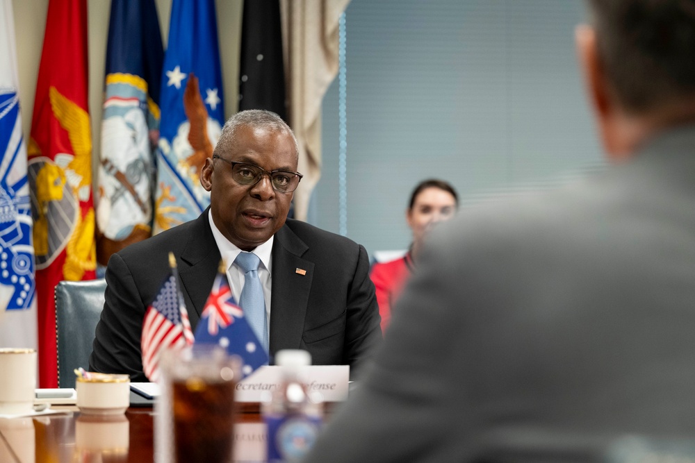 SD Hosts Australian Minister for Defense Richard Marles at Pentagon