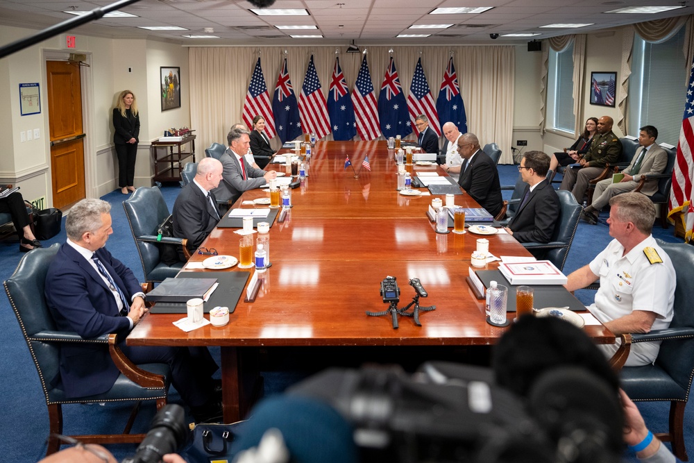 SD Hosts Australian Minister for Defense Richard Marles at Pentagon