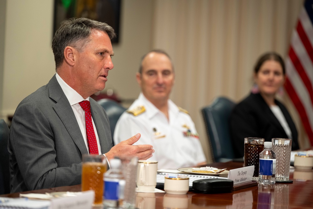 SD Hosts Australian Minister for Defense Richard Marles at Pentagon