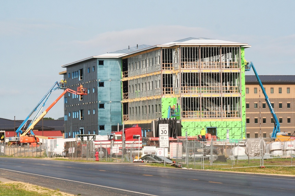 FY 2022-funded barracks project at 27 percent completion at Fort McCoy as August begins