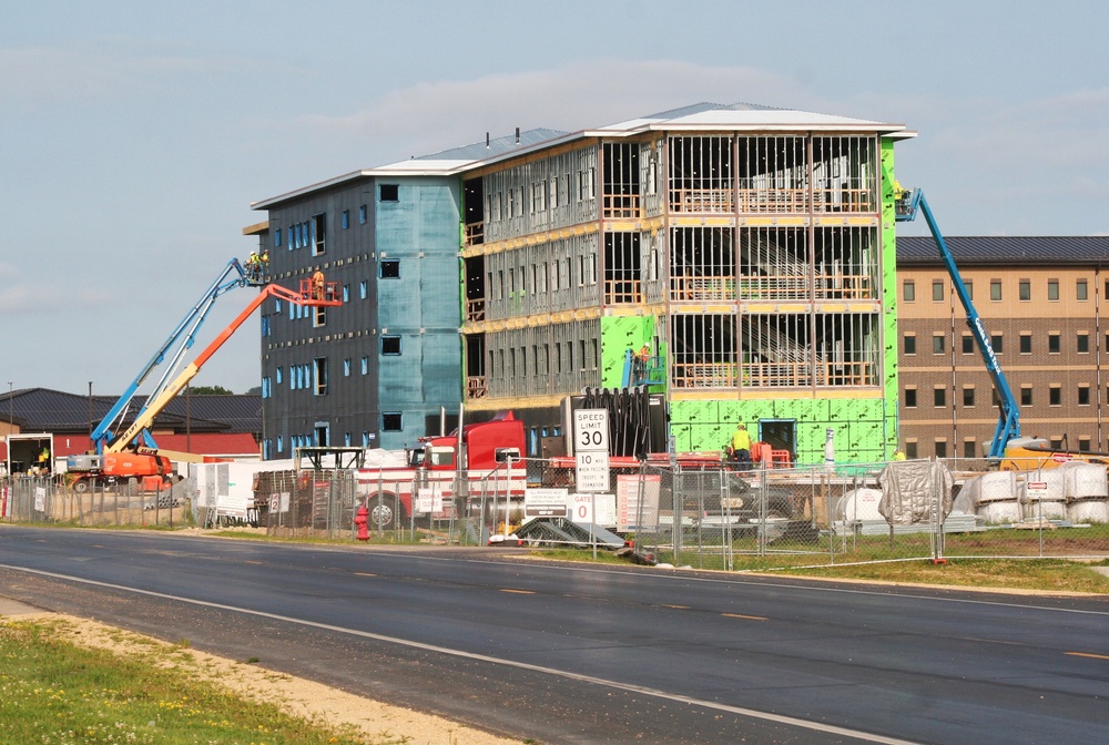 FY 2022-funded barracks project at 27 percent completion at Fort McCoy as August begins